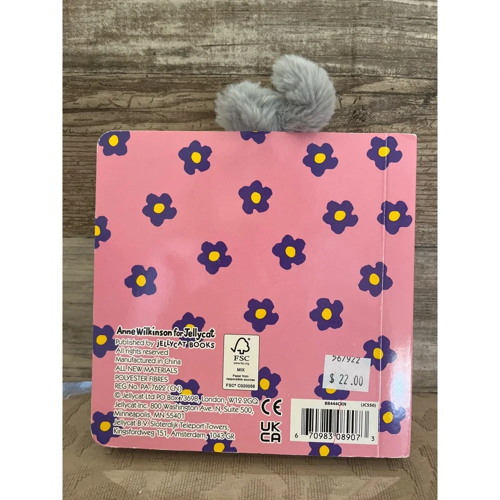 Jellycat If I Were a Kitty Board Book Anne Wilkinson Touch and Feel Sensory Toy